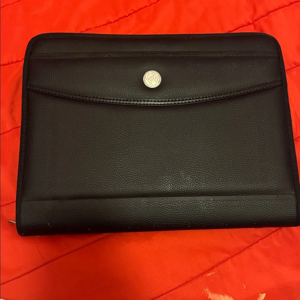 Black Leather Briencase New